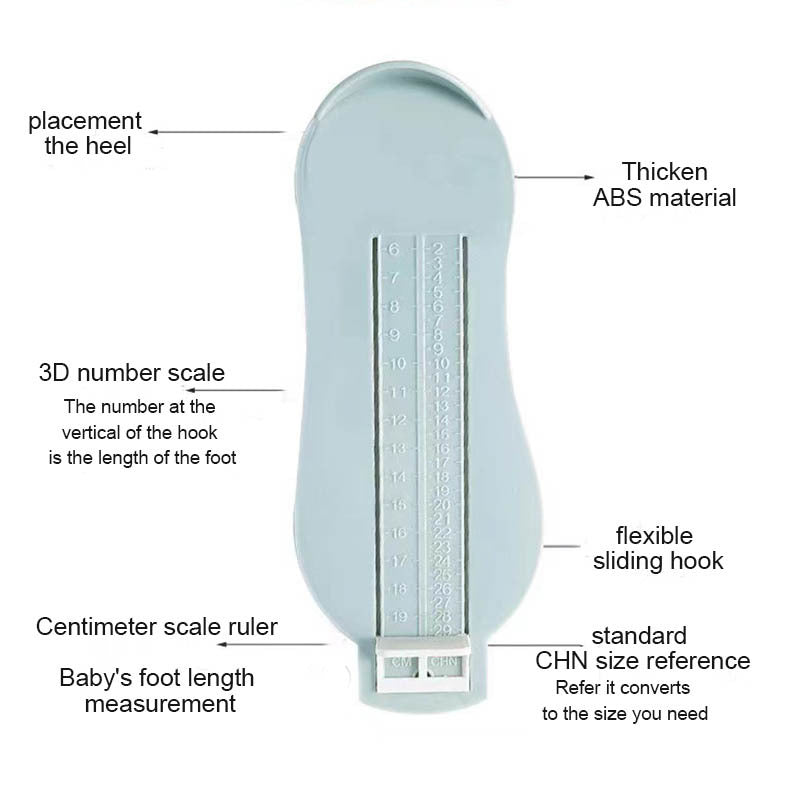 [Foot Measure Gauge] Infant Foot Measure Gauge | Kid Shoes Size Measuring Ruler Tool for Baby Child Toddler Shoe Fittings