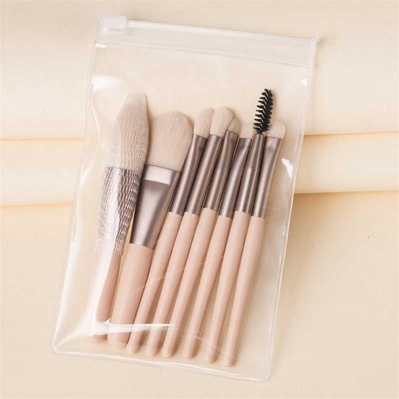 8pcs/set Professional Multi-Functional Makeup Brushes Makeup Kit, Foundation Brush, Powder Concealers Eye Shadows Blush Make Up Brushes
