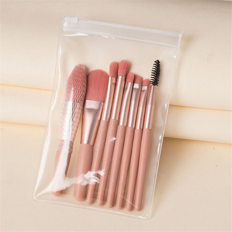 8pcs/set Professional Multi-Functional Makeup Brushes Makeup Kit, Foundation Brush, Powder Concealers Eye Shadows Blush Make Up Brushes