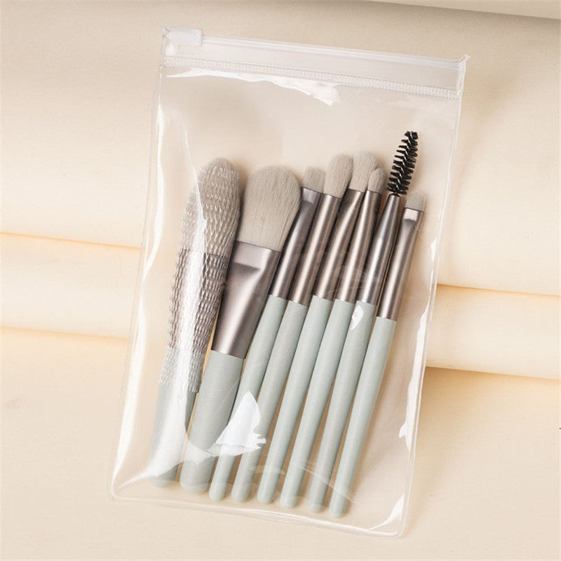8pcs/set Professional Multi-Functional Makeup Brushes Makeup Kit, Foundation Brush, Powder Concealers Eye Shadows Blush Make Up Brushes