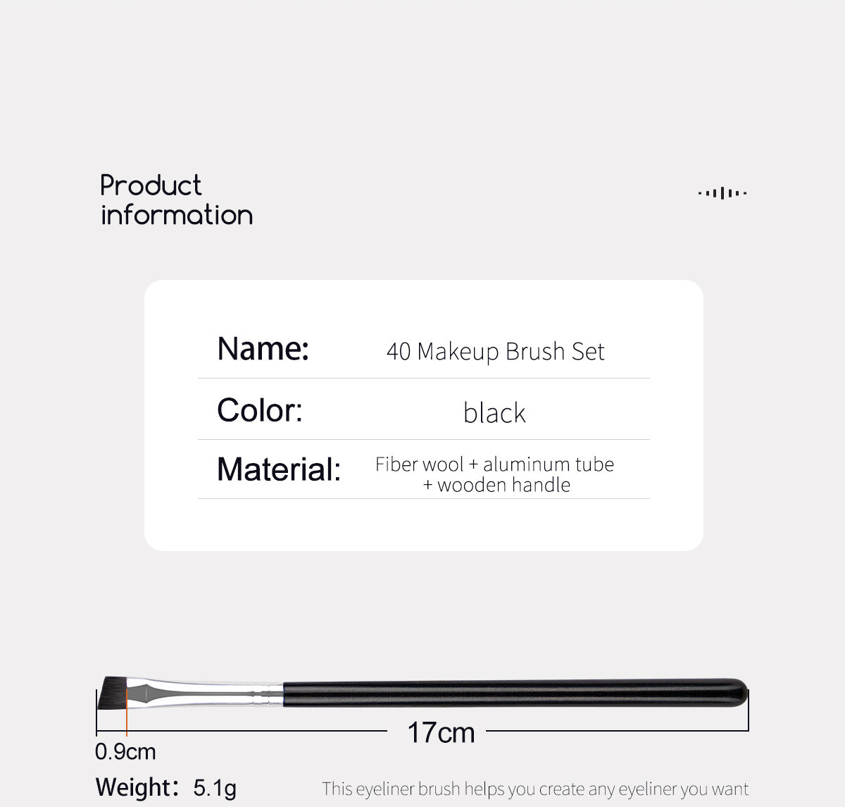 40pcs Complete Function Makeup Brush Kit With Premium Synthetic Bristles & Wooden Handle Perfect For Highlighter Blush Contour Eyeshadow Blending Professional Face Eye Lip Blender Brush Ideal For Makeup Beginner & Artist