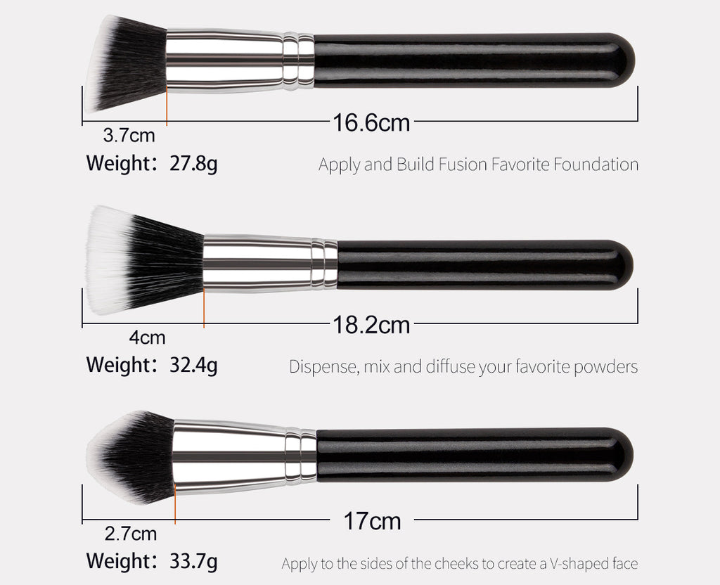 40pcs Complete Function Makeup Brush Kit With Premium Synthetic Bristles & Wooden Handle Perfect For Highlighter Blush Contour Eyeshadow Blending Professional Face Eye Lip Blender Brush Ideal For Makeup Beginner & Artist