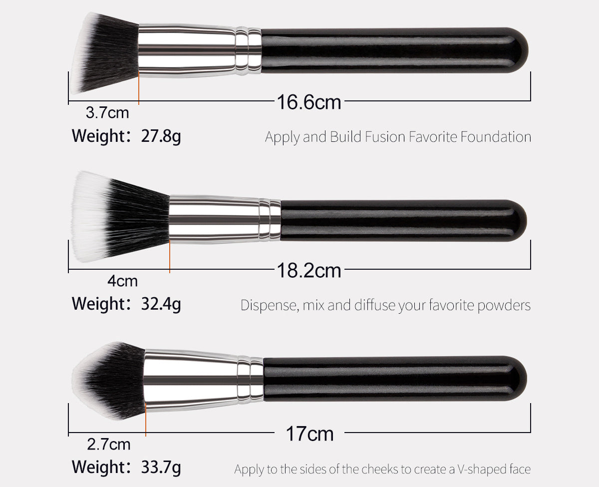 40pcs Complete Function Makeup Brush Kit With Premium Synthetic Bristles & Wooden Handle Perfect For Highlighter Blush Contour Eyeshadow Blending Professional Face Eye Lip Blender Brush Ideal For Makeup Beginner & Artist