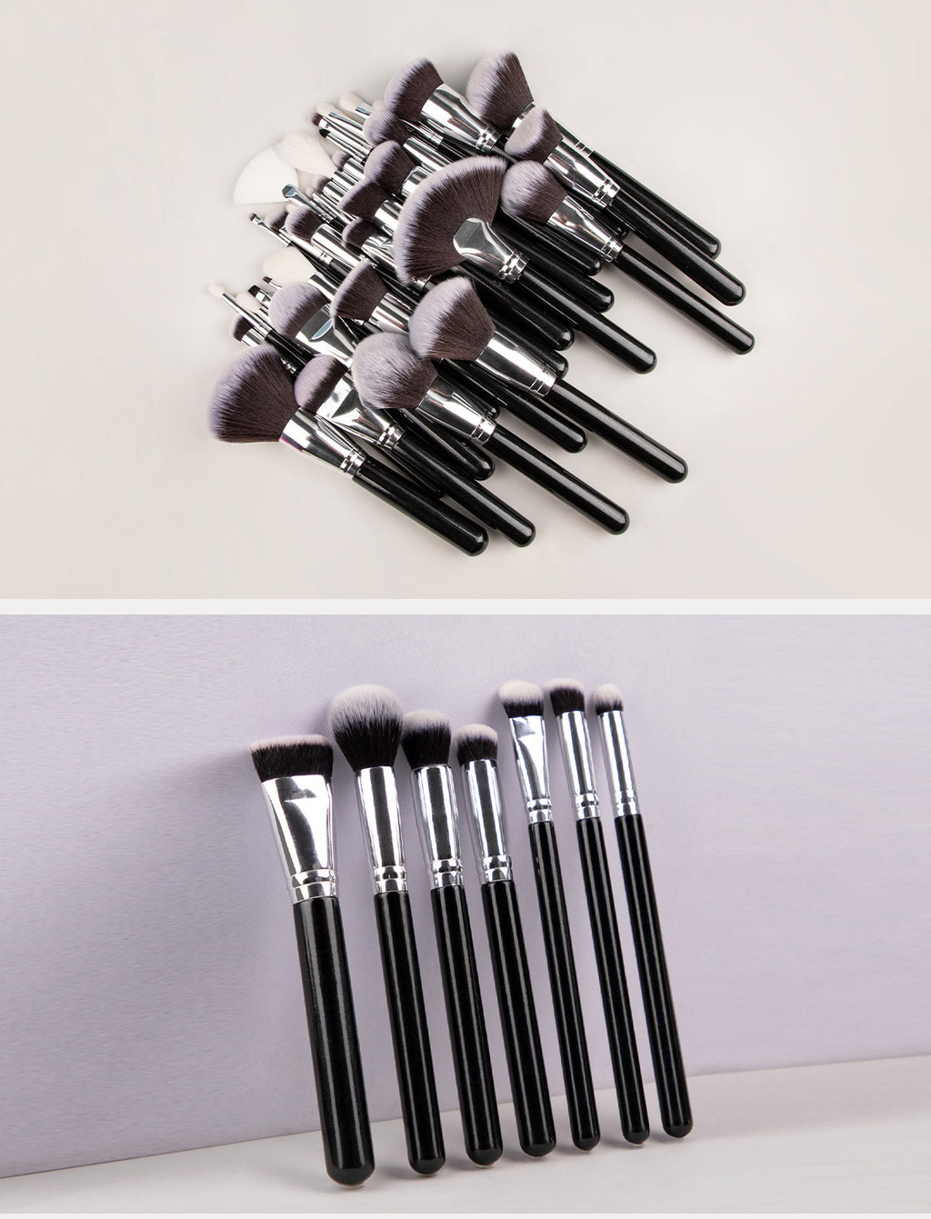 40pcs Complete Function Makeup Brush Kit With Premium Synthetic Bristles & Wooden Handle Perfect For Highlighter Blush Contour Eyeshadow Blending Professional Face Eye Lip Blender Brush Ideal For Makeup Beginner & Artist