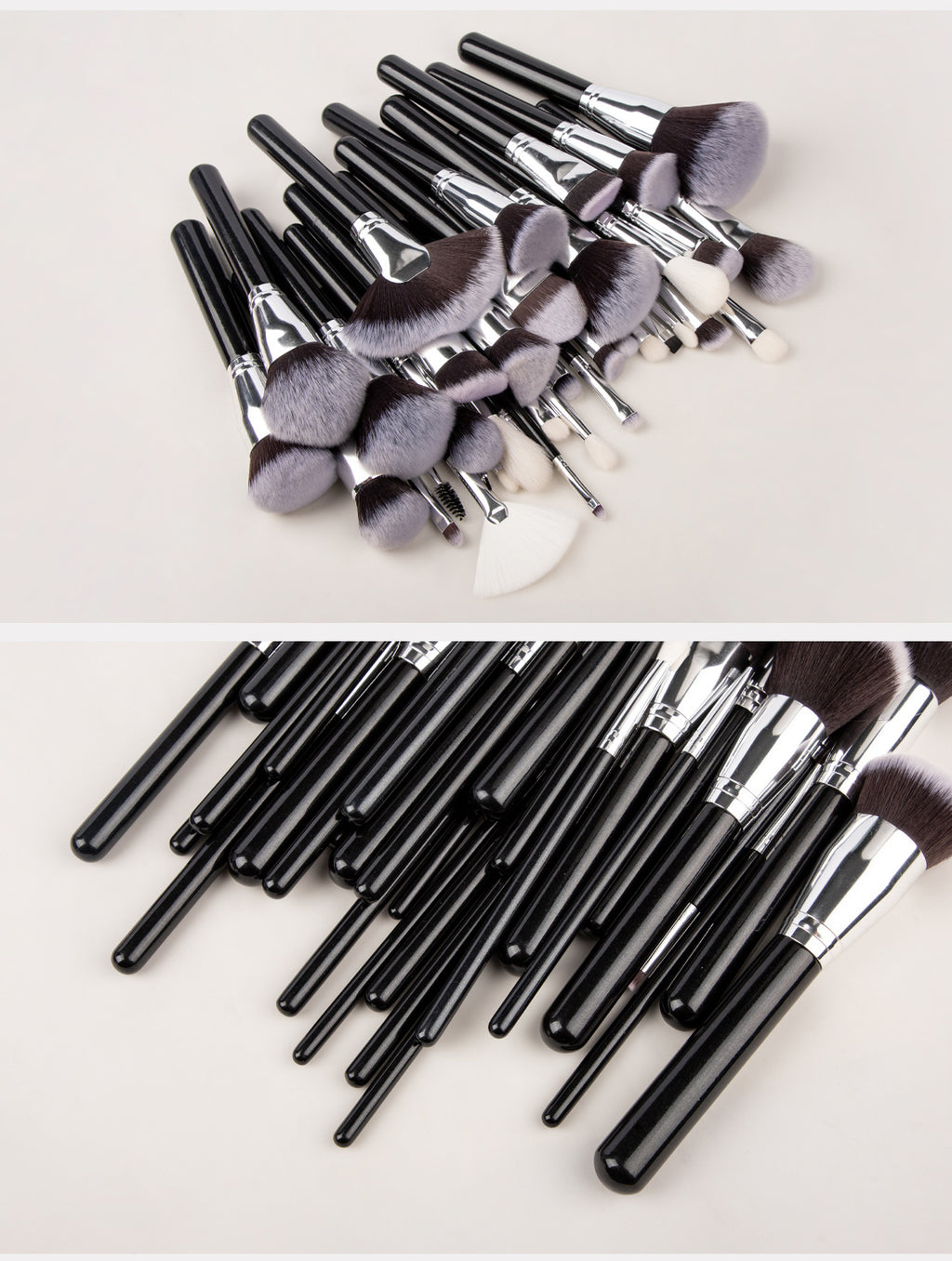 40pcs Complete Function Makeup Brush Kit With Premium Synthetic Bristles & Wooden Handle Perfect For Highlighter Blush Contour Eyeshadow Blending Professional Face Eye Lip Blender Brush Ideal For Makeup Beginner & Artist