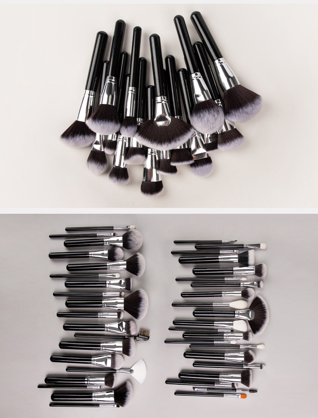 40pcs Complete Function Makeup Brush Kit With Premium Synthetic Bristles & Wooden Handle Perfect For Highlighter Blush Contour Eyeshadow Blending Professional Face Eye Lip Blender Brush Ideal For Makeup Beginner & Artist