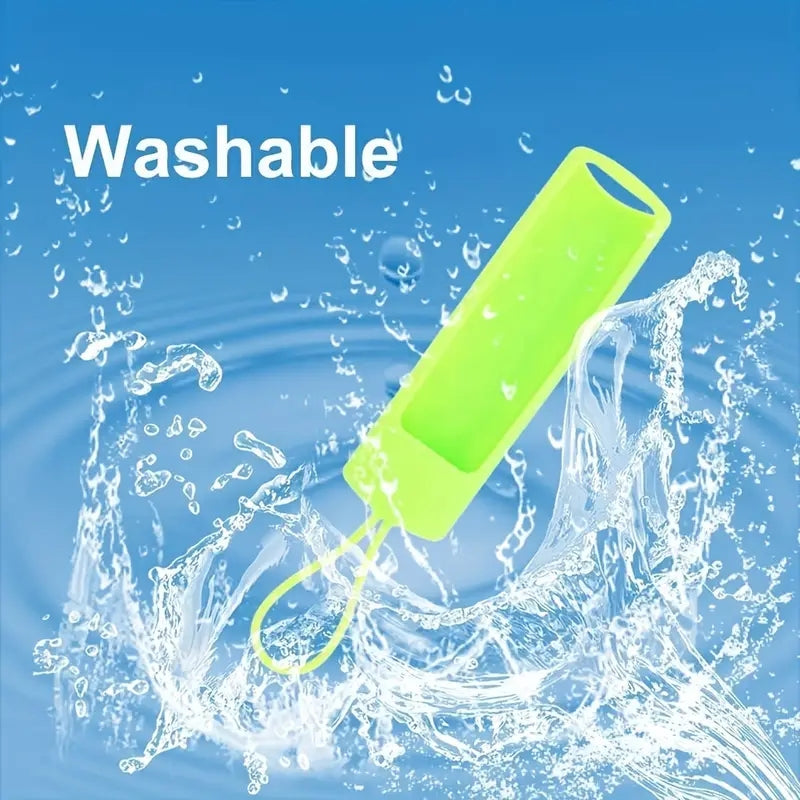 5.59inch Glow-in-the-Dark Silicone Case Cover for Fire TV Stick 4K with Alexa Voice Remote - Protect Your Remote and Enhance Your Gaming Experience, Compatible with 4K+, Lite, Cube, Includes Lanyard for Easy Access