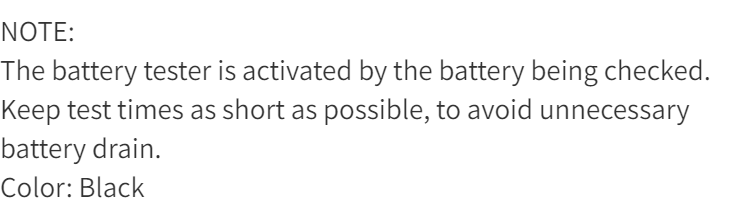 BT-168 Universal Battery Tester - Quickly Check AA/AAA/C/D/9V/1.5V Batteries with Colour-Coded Meter Indicators!