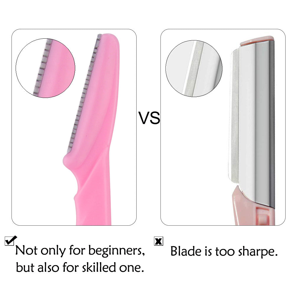 3/4/10Pcs Eyebrow Trimmer Blade Shaver Portable Face Razor Eyebrow Epilation Hair Removal Cutters Safety Razor Women Makeup Tools
