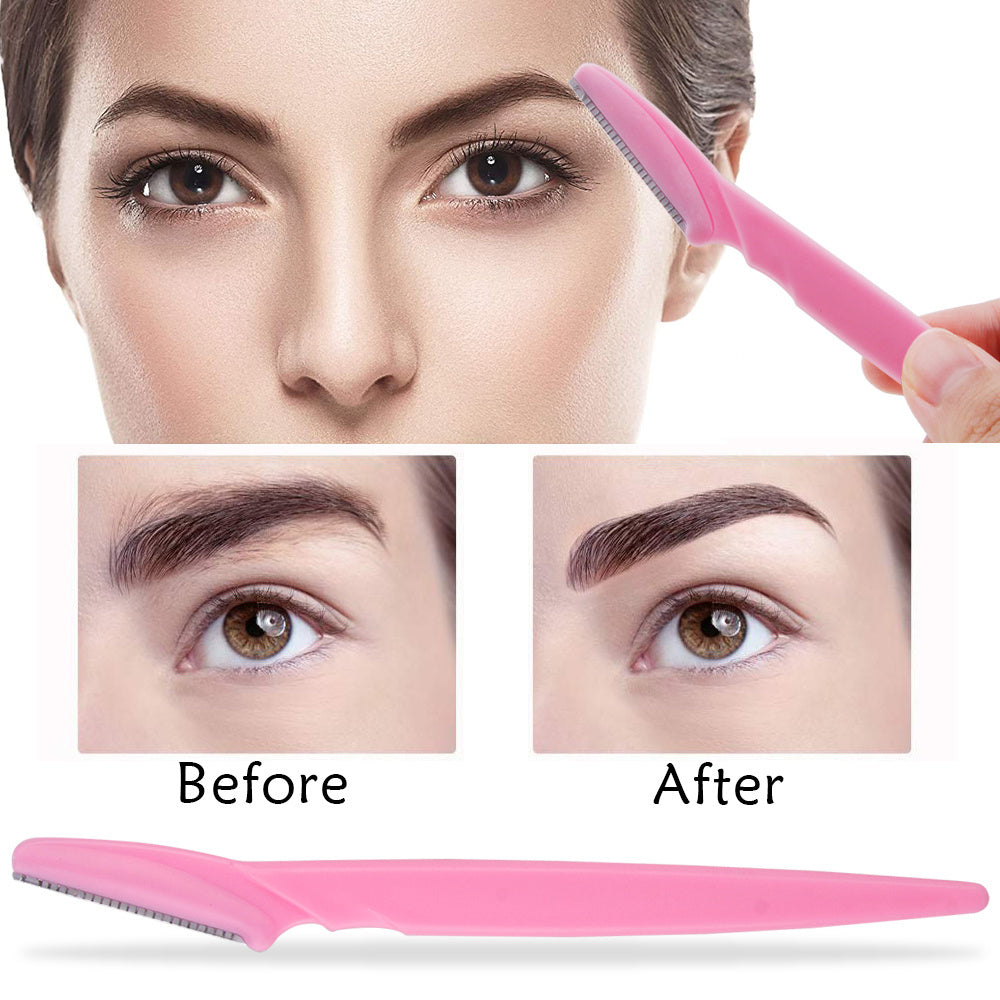 3/4/10Pcs Eyebrow Trimmer Blade Shaver Portable Face Razor Eyebrow Epilation Hair Removal Cutters Safety Razor Women Makeup Tools