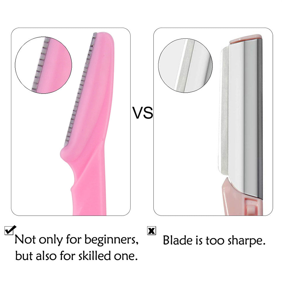 3/4/10Pcs Eyebrow Trimmer Blade Shaver Portable Face Razor Eyebrow Epilation Hair Removal Cutters Safety Razor Women Makeup Tools