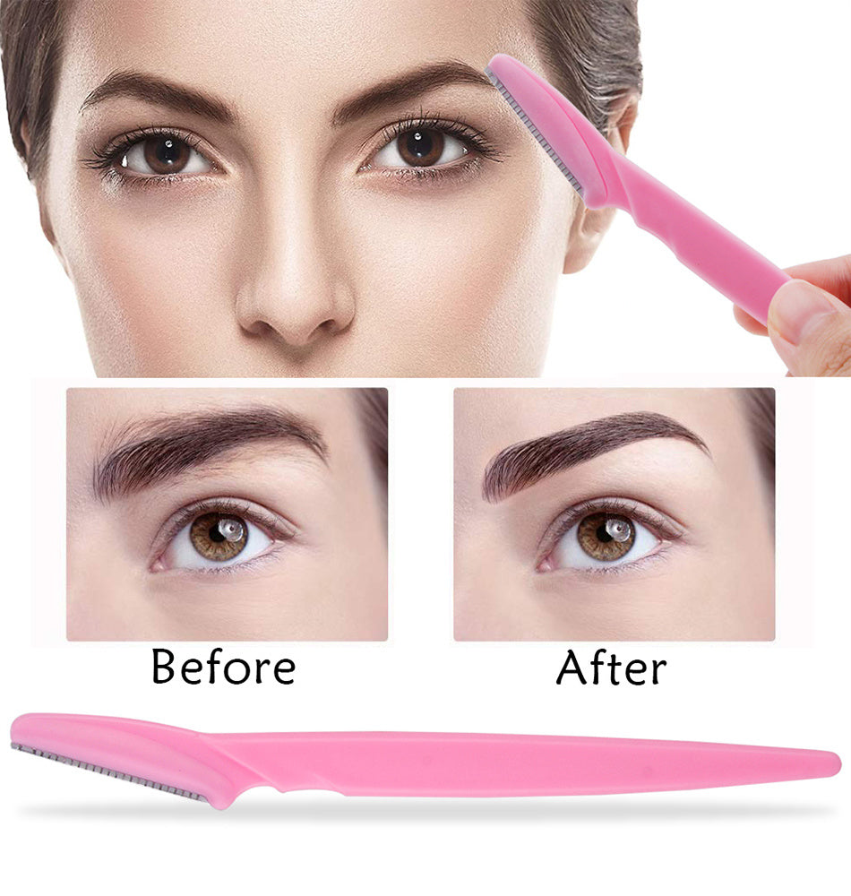 3/4/10Pcs Eyebrow Trimmer Blade Shaver Portable Face Razor Eyebrow Epilation Hair Removal Cutters Safety Razor Women Makeup Tools