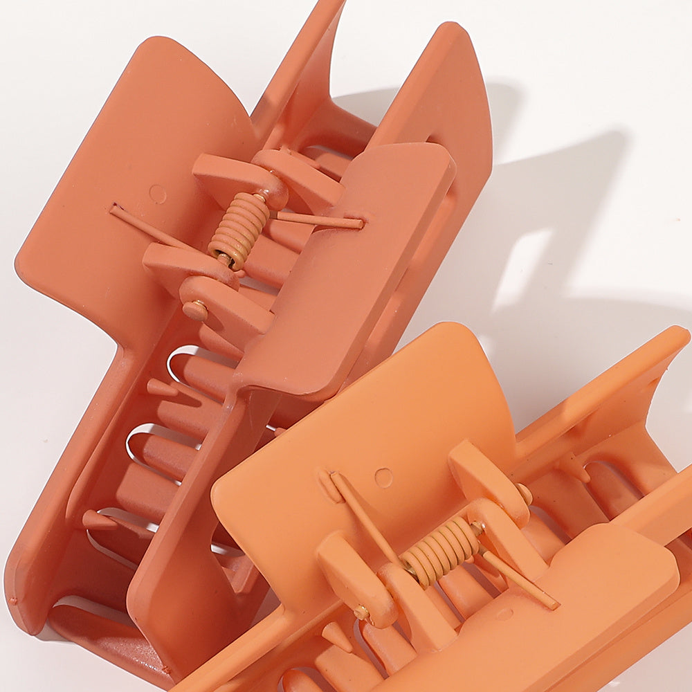 4pcs Strong Hold Hair Claw for Women - Medium Rectangle Clip with Non-Slip Grip for Thick and Thin Hair - Cute and Stylish Jaw Clip for Hair Styling Accessories