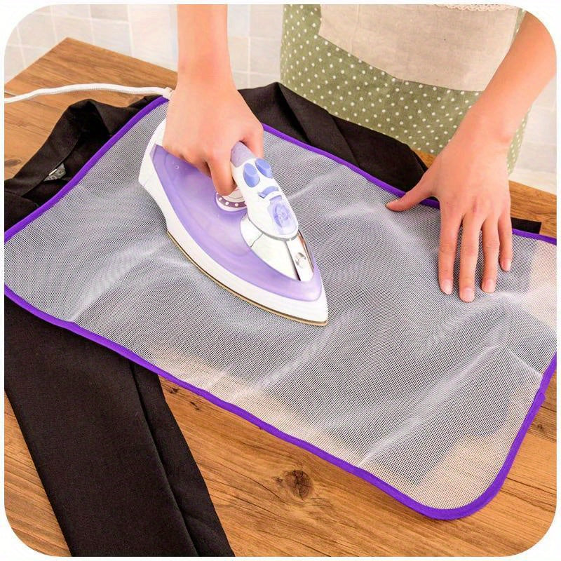 [Durable Ironing Mesh Pad] Durable Ironing Mesh Pad - Protective Insulation Pad for Safe Ironing, Prevents Scorching Issues, Easy to Clean, Fits Most Standard Irons, Household Essentials for Delicate Fabrics, Delicate Fabric