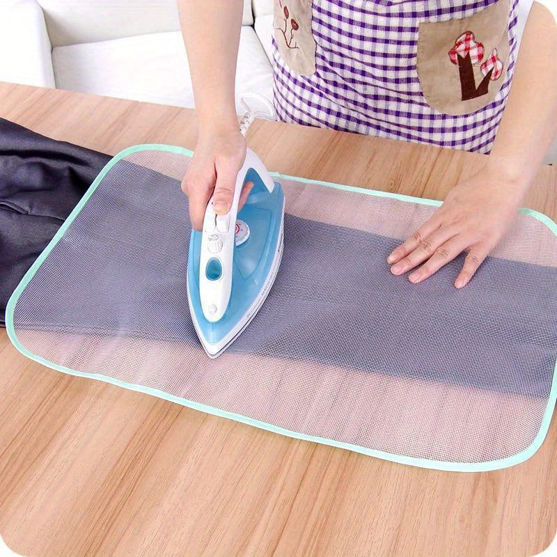 [Durable Ironing Mesh Pad] Durable Ironing Mesh Pad - Protective Insulation Pad for Safe Ironing, Prevents Scorching Issues, Easy to Clean, Fits Most Standard Irons, Household Essentials for Delicate Fabrics, Delicate Fabric