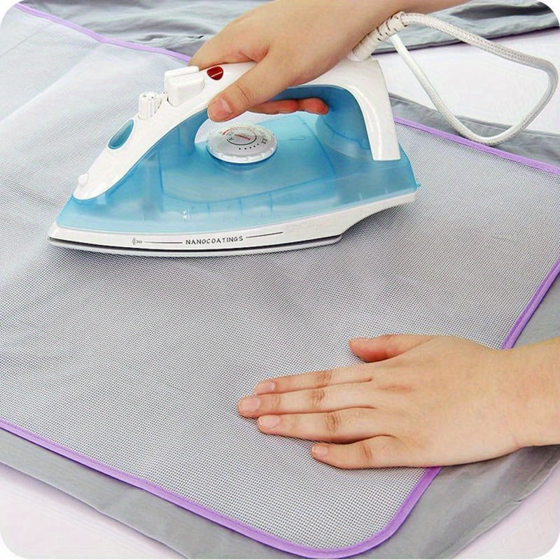 [Durable Ironing Mesh Pad] Durable Ironing Mesh Pad - Protective Insulation Pad for Safe Ironing, Prevents Scorching Issues, Easy to Clean, Fits Most Standard Irons, Household Essentials for Delicate Fabrics, Delicate Fabric