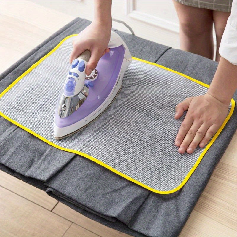 [Durable Ironing Mesh Pad] Durable Ironing Mesh Pad - Protective Insulation Pad for Safe Ironing, Prevents Scorching Issues, Easy to Clean, Fits Most Standard Irons, Household Essentials for Delicate Fabrics, Delicate Fabric