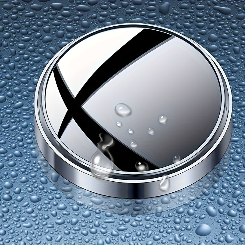 [High-definition | 360-degree] 2pcs High-definition 360-degree Adjustable Car Rearview Mirror | Round Mirror Blind Spot Mirror Wide-angle Mirror | Increase Child's Safety In The Car