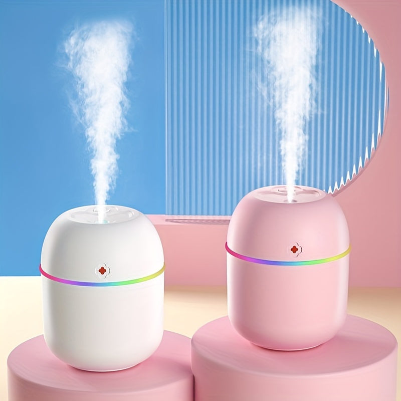 Portable Aromatherapy Humidifier with USB, Unscented Mist for Normal Skin, USB Powered Atmosphere Lamp for Bedroom, Living Room, Office, Car, No Battery Required, ≤36V