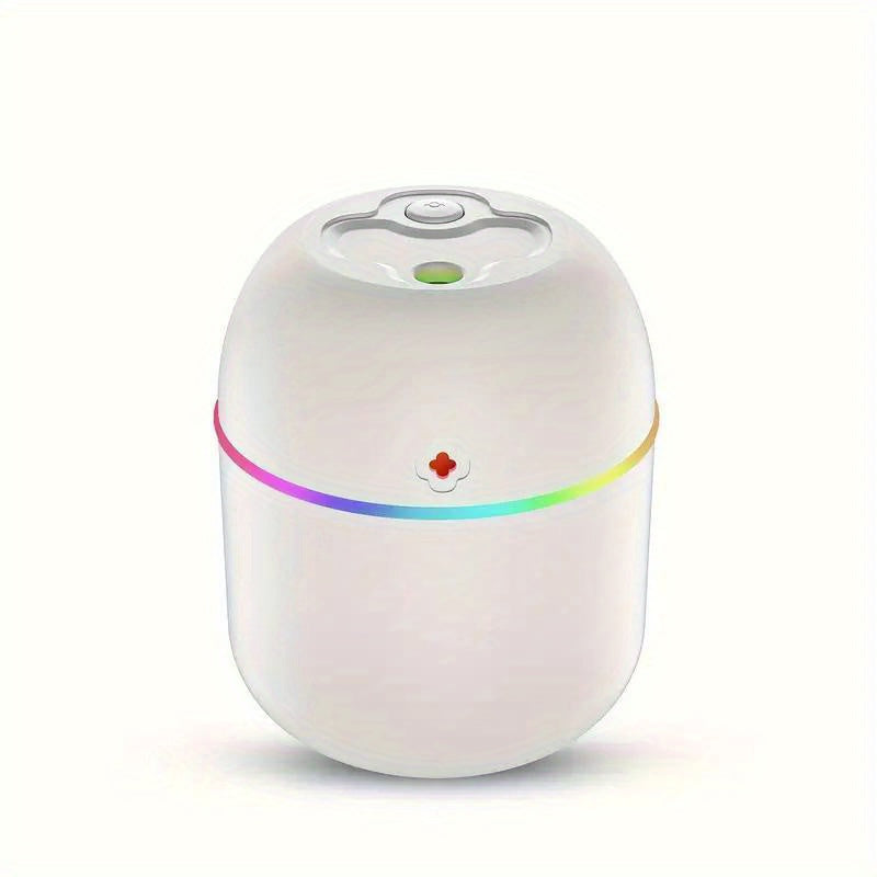 Portable Aromatherapy Humidifier with USB, Unscented Mist for Normal Skin, USB Powered Atmosphere Lamp for Bedroom, Living Room, Office, Car, No Battery Required, ≤36V