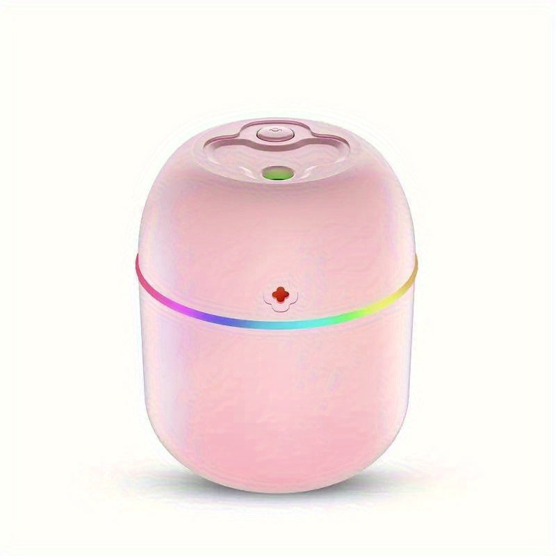 Portable Aromatherapy Humidifier with USB, Unscented Mist for Normal Skin, USB Powered Atmosphere Lamp for Bedroom, Living Room, Office, Car, No Battery Required, ≤36V