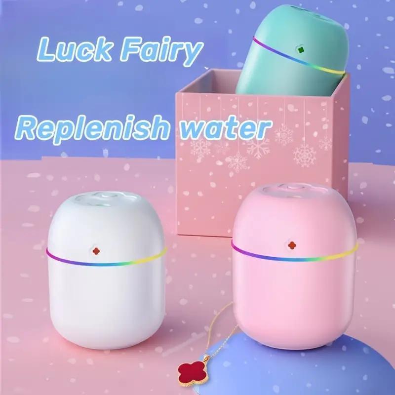 Portable Aromatherapy Humidifier with USB, Unscented Mist for Normal Skin, USB Powered Atmosphere Lamp for Bedroom, Living Room, Office, Car, No Battery Required, ≤36V