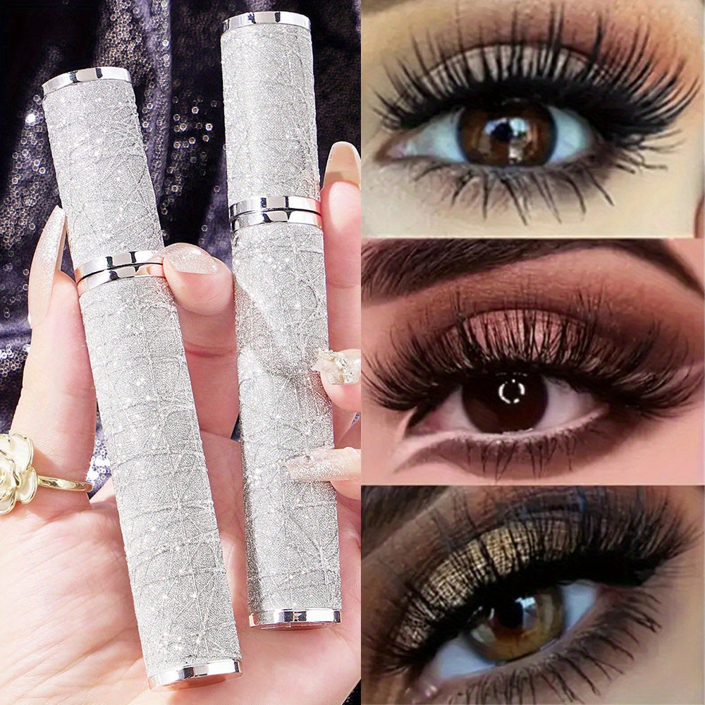 Intense Black Galaxy Lengthening Mascara - Dramatic Lash Extension, Long-Lasting, Waterproof, Smudge-Proof, and Flake-Resistant Formula for All Skin Types - Perfect for Creating Bold, Full, and Luscious Eyelashes