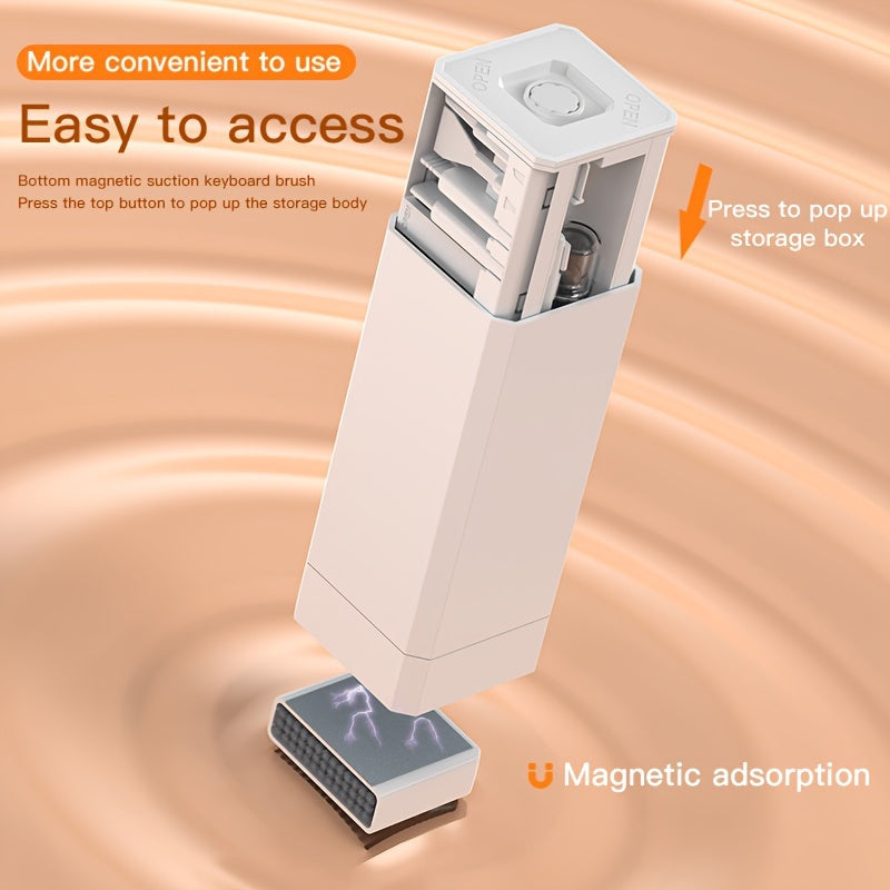 Multifunctional 32 in 1 Cleaner Kit for Electronic Devices, Keyboard Cleaning Brush, Headphones Cleaner Kit for Airpods, Multi-Tool for Cleaning Laptop, Keyboard, Earbuds, Camera, Cellphones