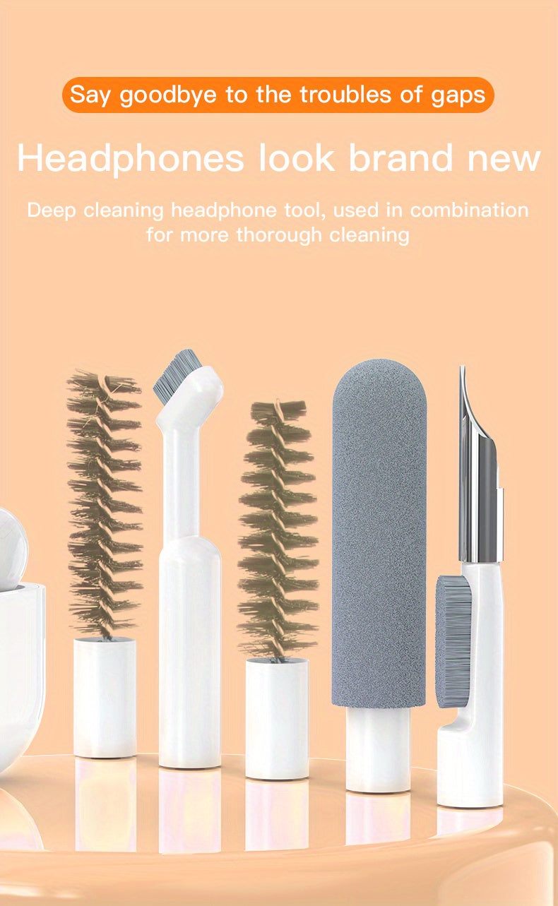 Multifunctional 32 in 1 Cleaner Kit for Electronic Devices, Keyboard Cleaning Brush, Headphones Cleaner Kit for Airpods, Multi-Tool for Cleaning Laptop, Keyboard, Earbuds, Camera, Cellphones