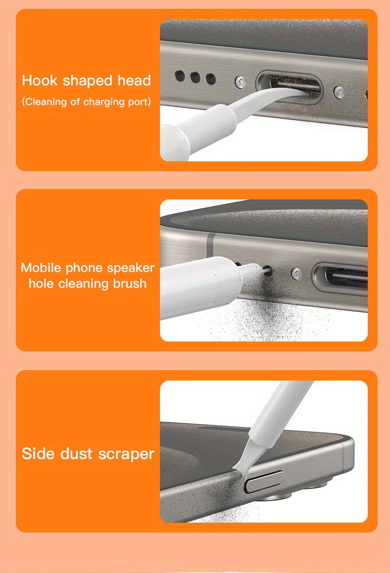 Multifunctional 32 in 1 Cleaner Kit for Electronic Devices, Keyboard Cleaning Brush, Headphones Cleaner Kit for Airpods, Multi-Tool for Cleaning Laptop, Keyboard, Earbuds, Camera, Cellphones