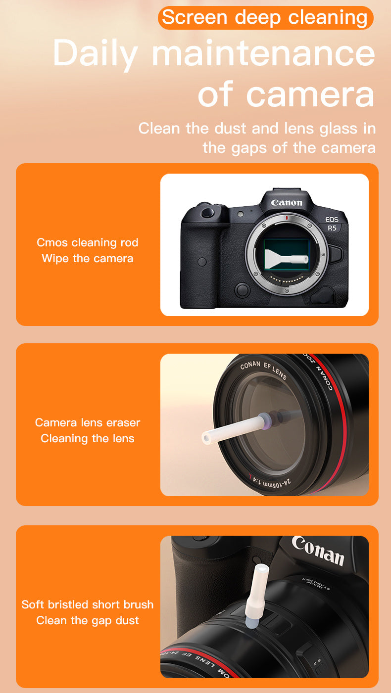 Multifunctional 32 in 1 Cleaner Kit for Electronic Devices, Keyboard Cleaning Brush, Headphones Cleaner Kit for Airpods, Multi-Tool for Cleaning Laptop, Keyboard, Earbuds, Camera, Cellphones