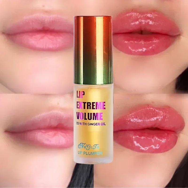Luxurious Lip Plumper Serum - Hydrates, and Volumizes for a Sexy, Youthful Look with Long-Lasting Shine and Nourishment.