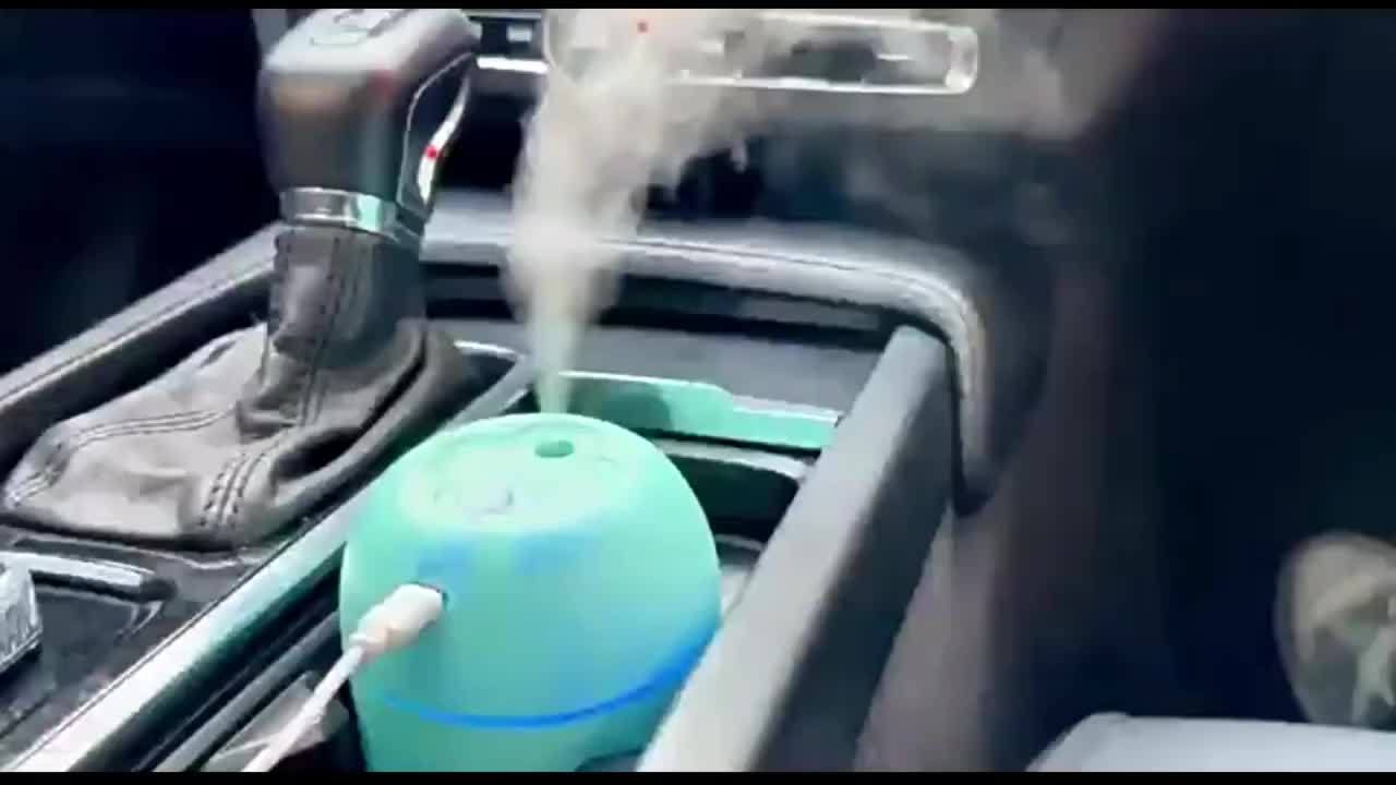 Portable Aromatherapy Humidifier with USB, Unscented Mist for Normal Skin, USB Powered Atmosphere Lamp for Bedroom, Living Room, Office, Car, No Battery Required, ≤36V