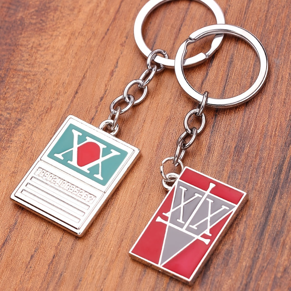 Funky Hunter Document Zinc Alloy Keychain Pendant, Ideal choice for Gifts