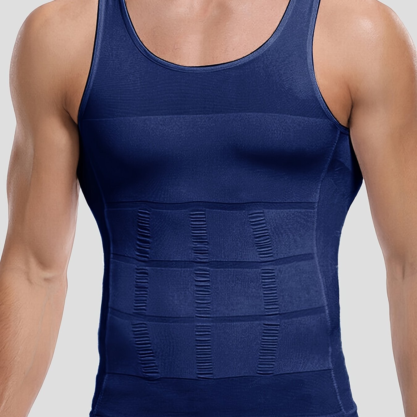 Men's Compression Body Shaper Tank Top, Slimming Vest