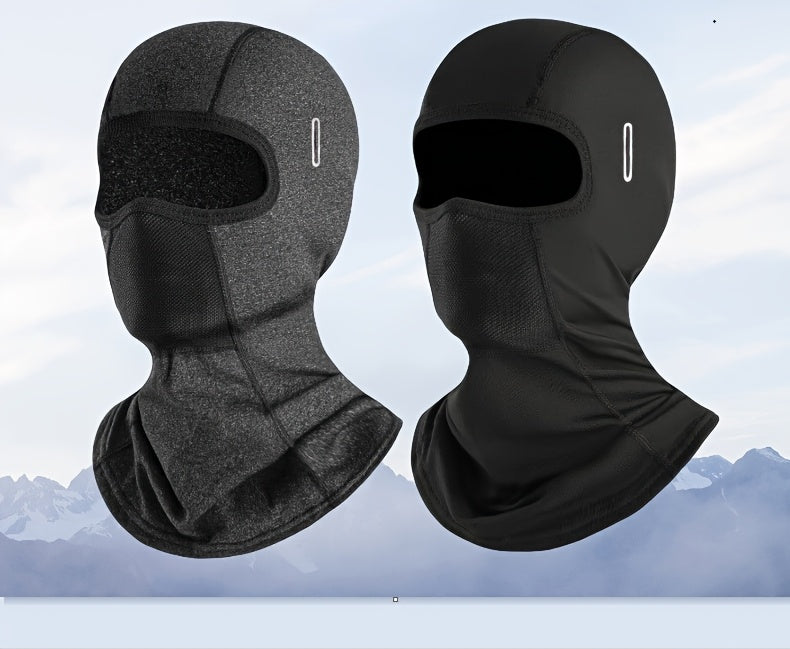 [Motorcycle Riding Balaclava] Breathable & Warm Motorcycle Riding Balaclava Neck Gaiter - Adjustable Ear Loops, Full Face Coverage for Winter Sports, Skiing, and Street Bikes, Skiing Accessory, Sleek Design, Flexible Fit