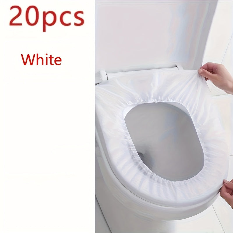 10/20PCS Disposable Toilet Seat Cover, Portable Toilet Seat Cover For Business Travel, Essential Travel Accessories For Airplanes And Camping, Bathroom Accessories, Toiletries, Teen Gifts
