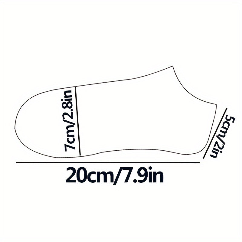 10/20/40 Pairs Solid Unisex Socks, Soft & Lightweight Unisex Low Cut Ankle Socks, Women's Stockings & Hosiery