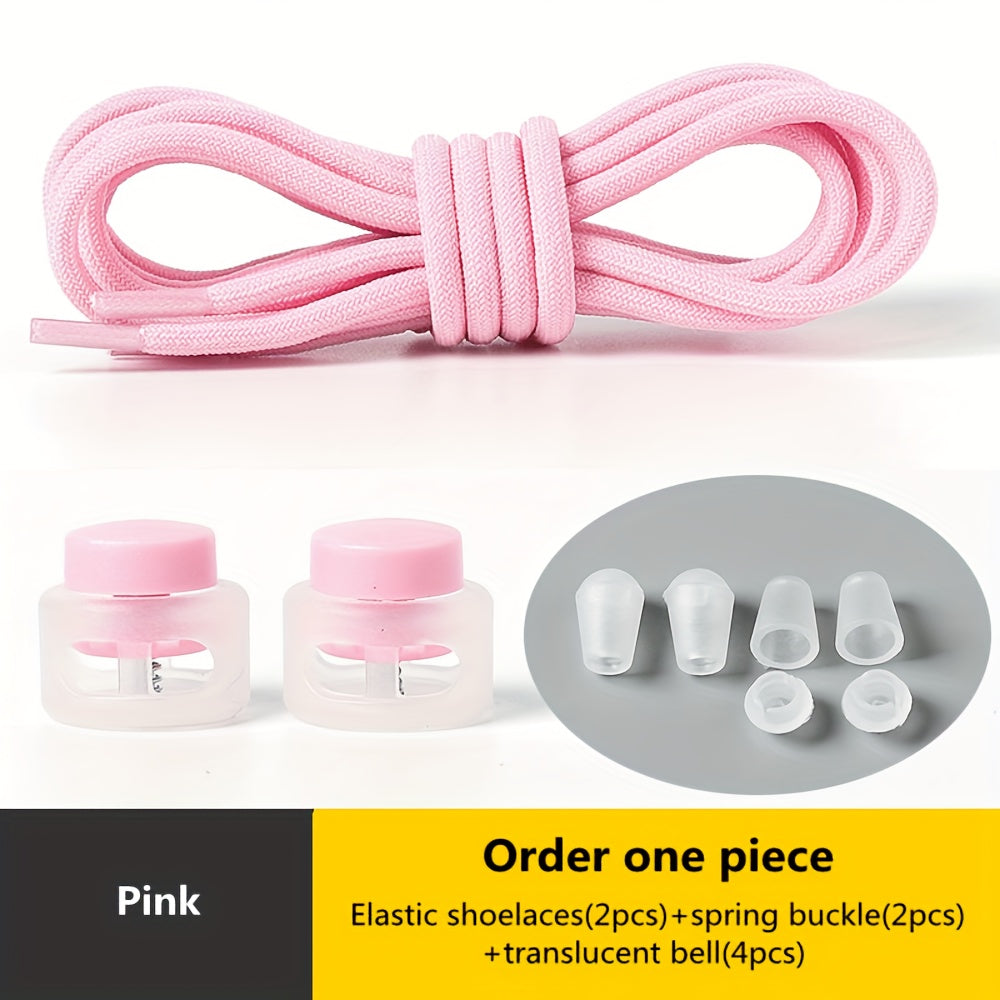 [Elastic Spandex Shoelaces] 1 Pair of Elastic Spandex Shoelaces - Universal Adult 100cm Length, Lazy Tie-Free Suitable for Sneakers