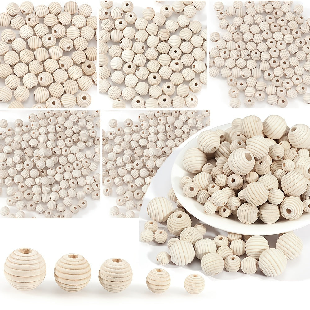 Multi-size Wooden Beads DIY Jewelry Making Hand Craft Fine Jewelry Wooden Jewelry