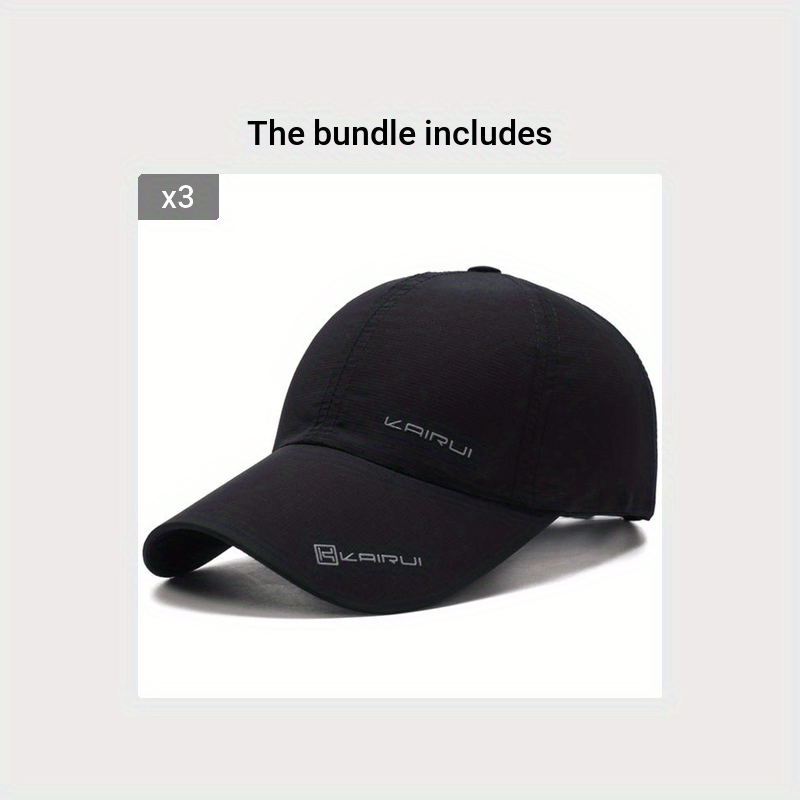 Men's Waterproof Breathable Thin Baseball Cap For Summer, 5 Colors Available, Small Size, Ideal Choice For Gifts