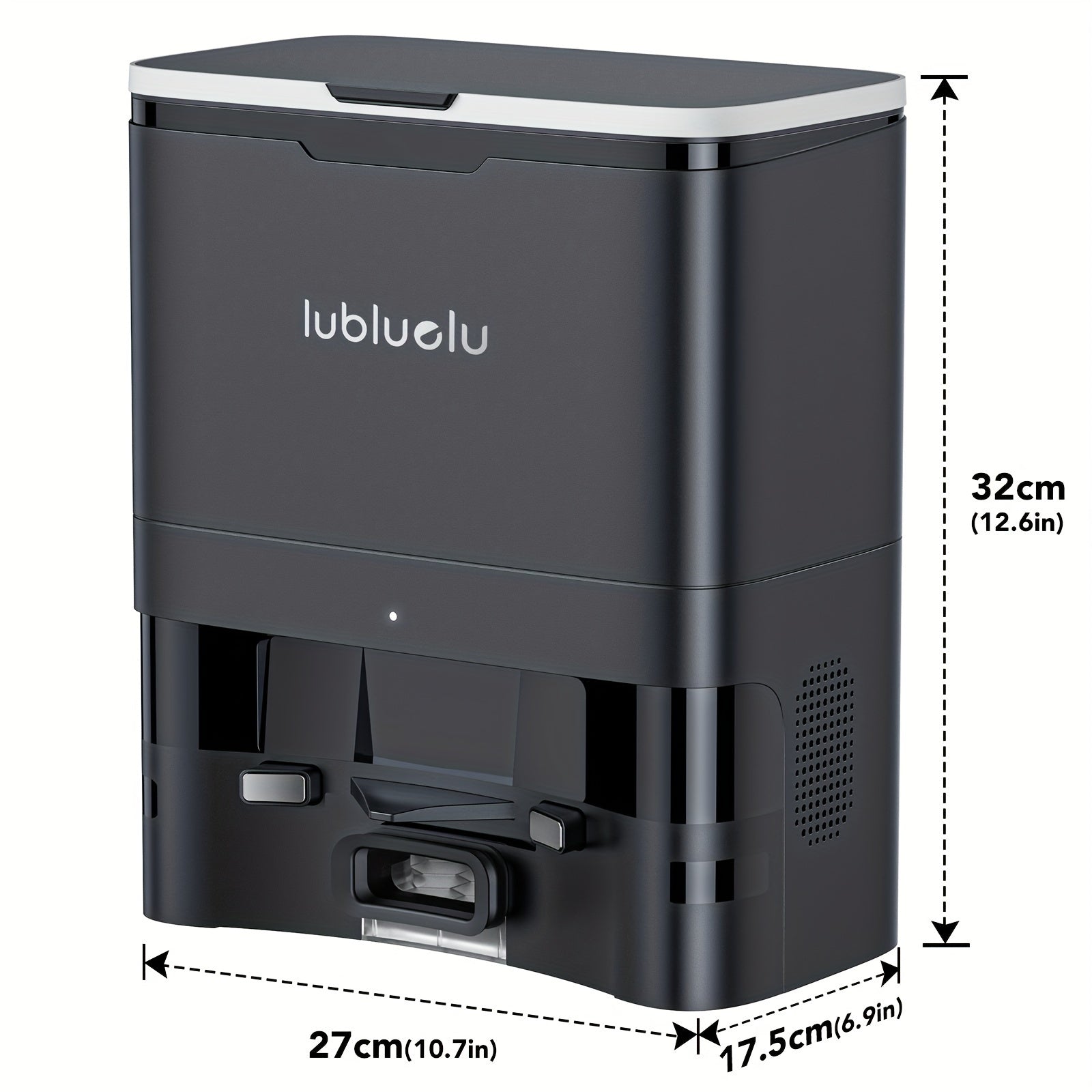 Lubluelu SL60 Plus Self-Emptying Robot Vacuum & Mop Combo, 4000Pa Strong Suction, 60-Day Hands-Free, WiFi/App/Alexa Compatible, 3-in-1 Pet Hair Cleaning for Hard Floors & Carpets, Quiet 55dB, Auto-Charging, Precision Mapping,