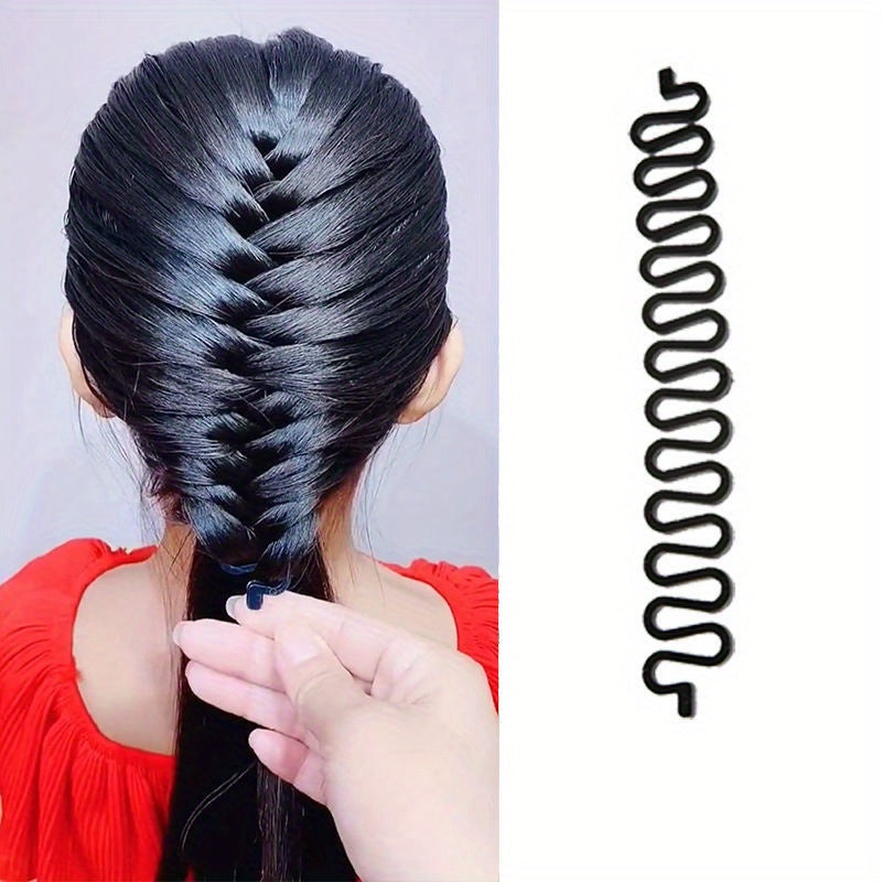 [1/3/5pcs Effortless Hair Styler] 1/3/5pcs Effortless Hair Styling With Hair Twist Styling Bun Maker Braider Roller Hook For Women