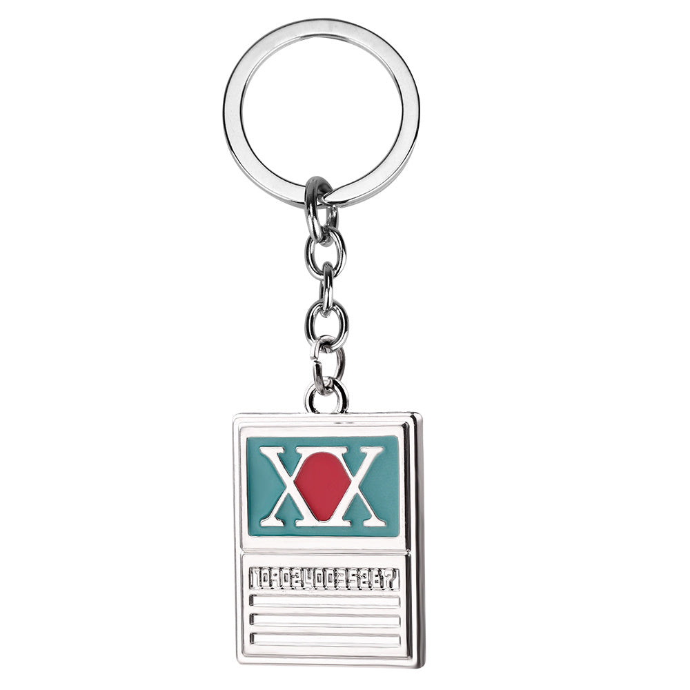 Funky Hunter Document Zinc Alloy Keychain Pendant, Ideal choice for Gifts