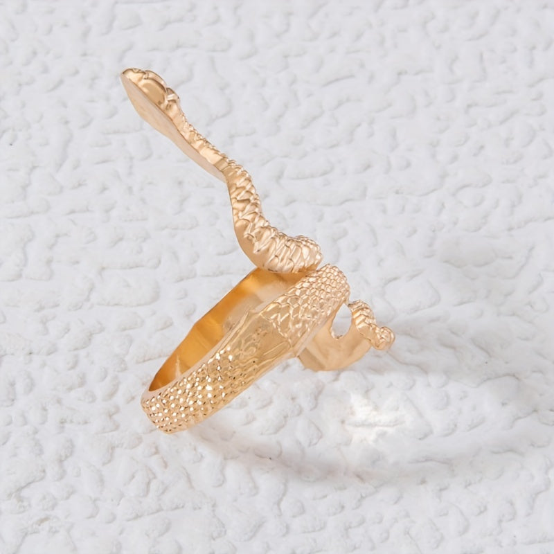 Snake Ring Punk Style Animal Design Hand Jewelry For Men Women Unisex Jewelry