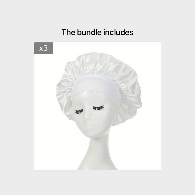 Awegeo Women'S Pink Satin Bonnet - Soft, Comfortable Sleep Cap with Ruffled Design, Oil-Free Polyester, Perfect for Hair Protection and Styling, Hair Protection Cap | Ruffled Bonnet | Oilfree Material