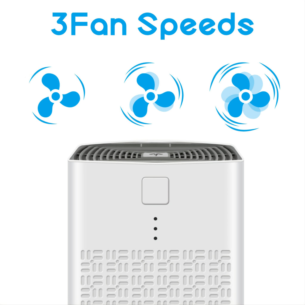 HEPA Air Purifier Fo Home Bedroom Office And Desk, High Efficiency