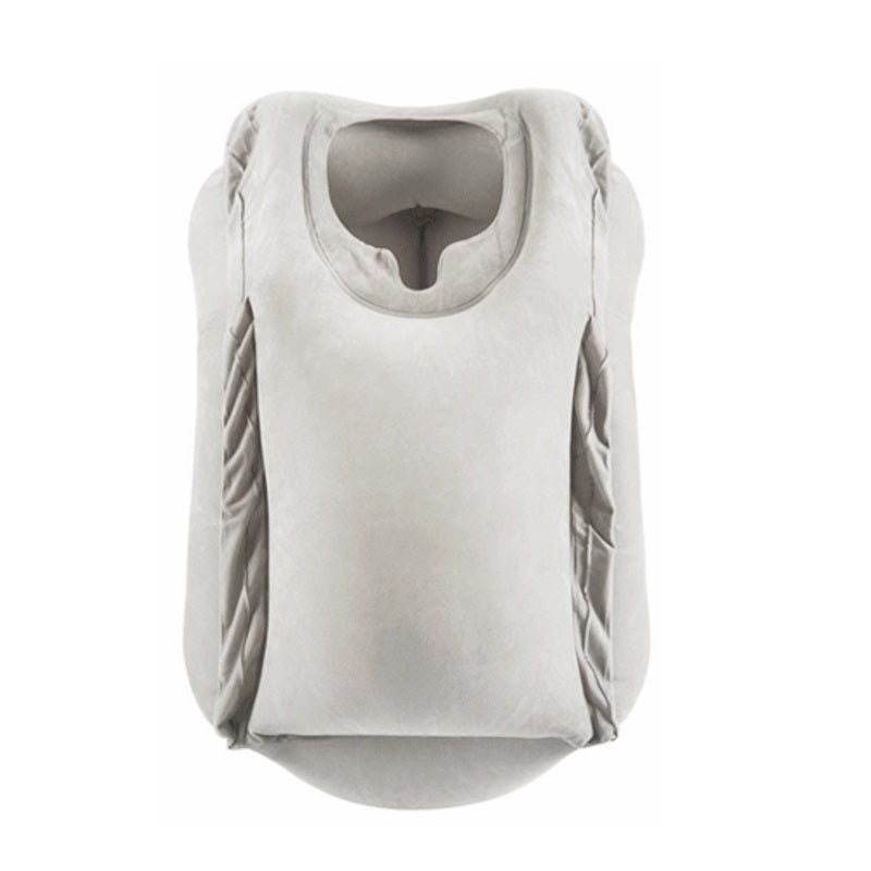 Portable Inflatable Travel Pillow for Airplanes, Cars, Trains & Office Naps - Ergonomic Design with Soft Compression, Durable & Lightweight, Ideal for Camping, RVs, and Sports Events, Travel Pillow for Airplanes, Vehicle Neck