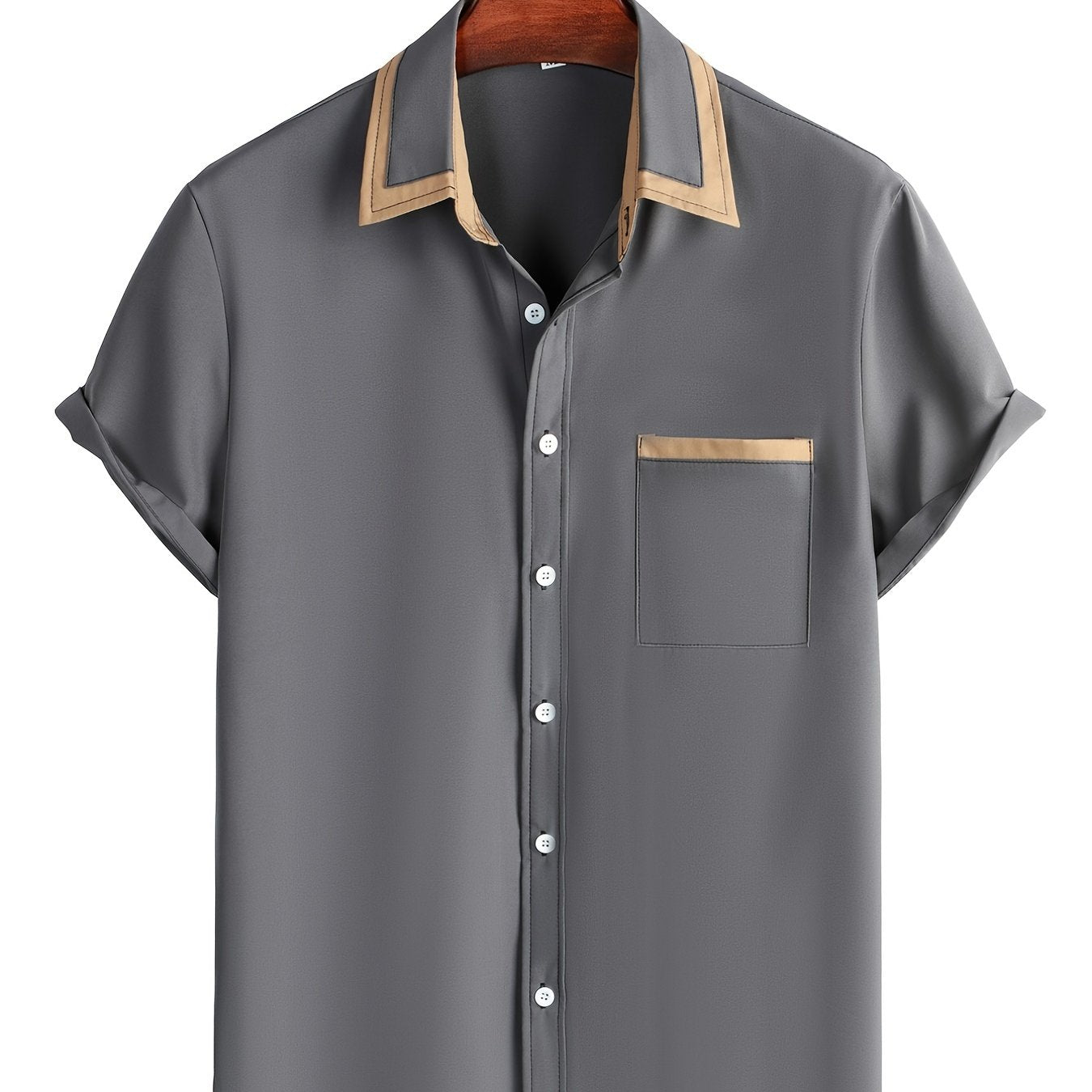 New Lightweight Casual Short-Sleeve Shirt for Men for Spring And Summer.
