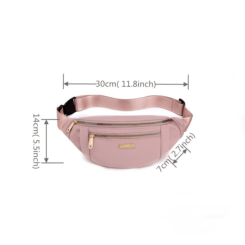 Waist Bags belt bag Women Oxford Leisure Color Hip Bum Bag Shoulder Crossbody Chest Bags Handbags All-match Messenger Belt Bag